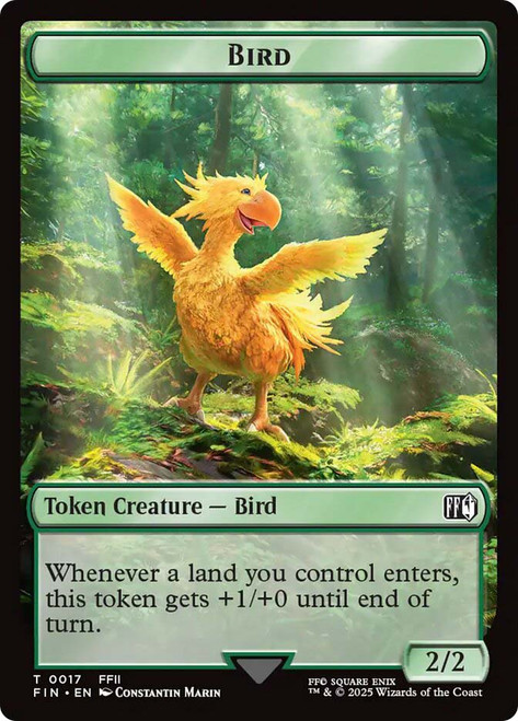 {Bird Token} (#017) // {Wizard Token} (#015)\nFINAL FANTASY\nSingle\nMagic The Gathering