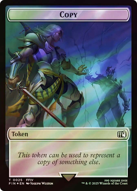 {Copy Token} // {Moogle Token} (Surge Foil)\nFINAL FANTASY - Alternate Foil\nSingle\nMagic The Gathering