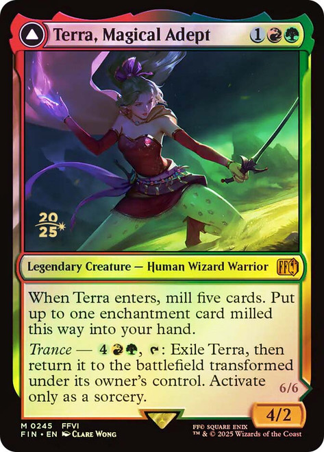 魔導戦士、ティナ/Terra, Magical Adept ミントモール / MINT GAMES MTG(東日本橋) / 【FIN】【ENG】〈245-M-RG