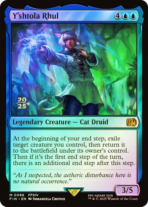 Y'shtola Rhul (Prerelease) (FINAL FANTASY)\nPromo: Date Stamped\nSingle\nMagic The Gathering
