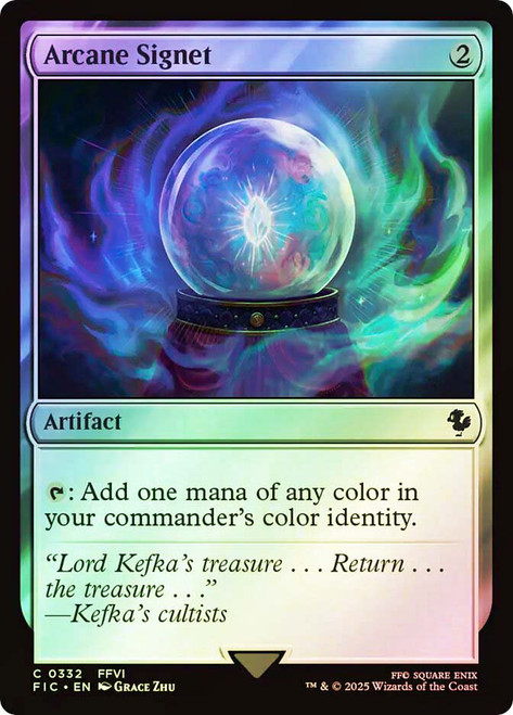 Arcane Signet (#333) (Surge Foil) | FINAL FANTASY Commander