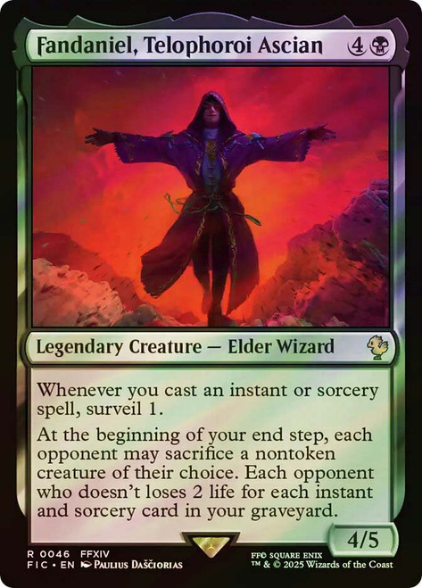 Fandaniel, Telophoroi Ascian (Surge Foil)\nFINAL FANTASY Commander - Alternate Foil\nSingle\nMagic The Gathering