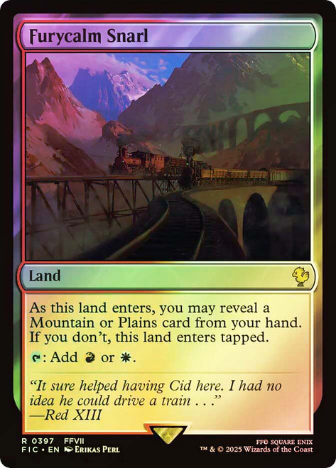 Furycalm Snarl (Surge Foil)\nFINAL FANTASY Commander - Alternate Foil\nSingle\nMagic The Gathering