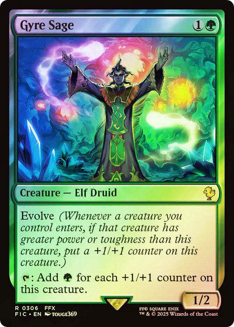 Gyre Sage (Surge Foil)\nFINAL FANTASY Commander - Alternate Foil\nSingle\nMagic The Gathering