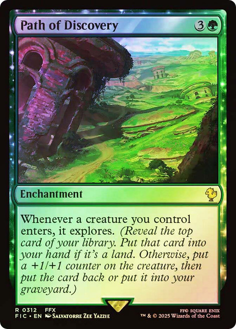 Path of Discovery (Surge Foil)\nFINAL FANTASY Commander - Alternate Foil\nSingle\nMagic The Gathering
