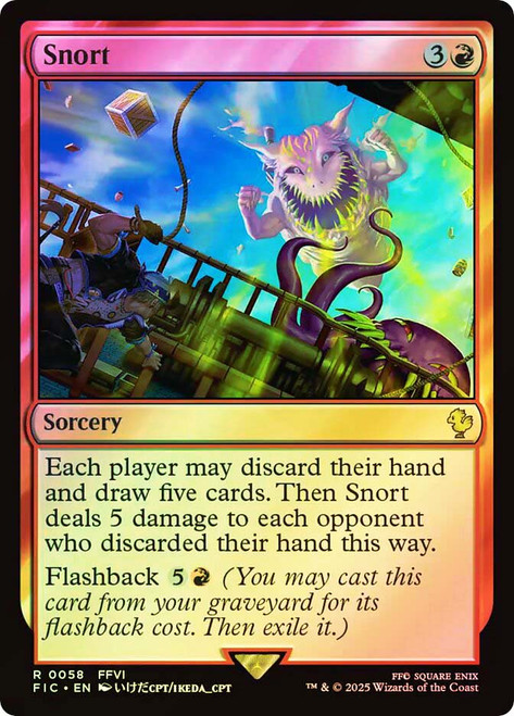 Snort (Surge Foil)\nFINAL FANTASY Commander - Alternate Foil\nSingle\nMagic The Gathering