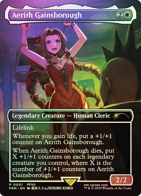 Aerith Gainsborough (FINAL FANTASY) (RCQ)
Promo
Single
Magic: The Gathering