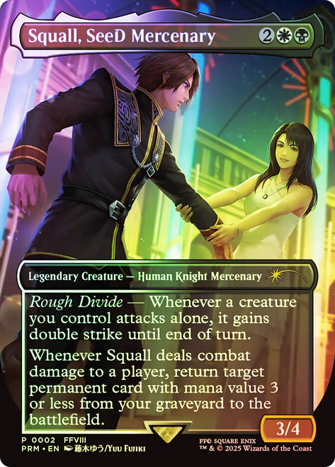 Squall, SeeD Mercenary (Prerelease) (FINAL FANTASY) | Promo | Star
