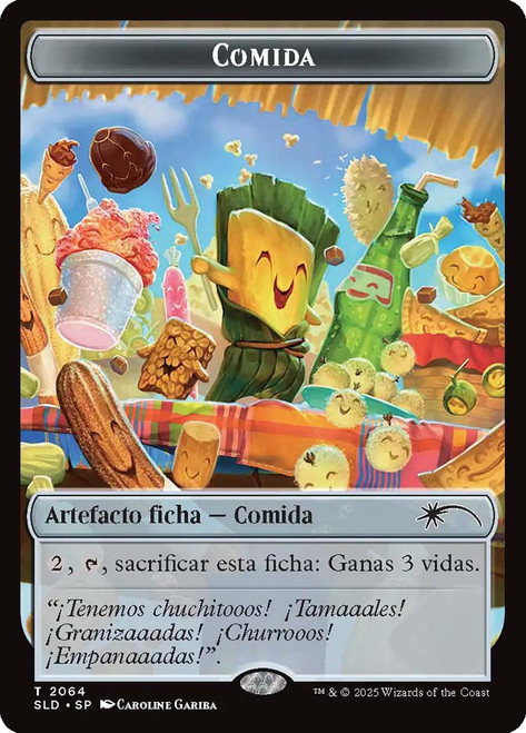 {Food Token} (Secret Lair) (#2064)\nPromo: General - Spanish\nSingle\nMagic The Gathering