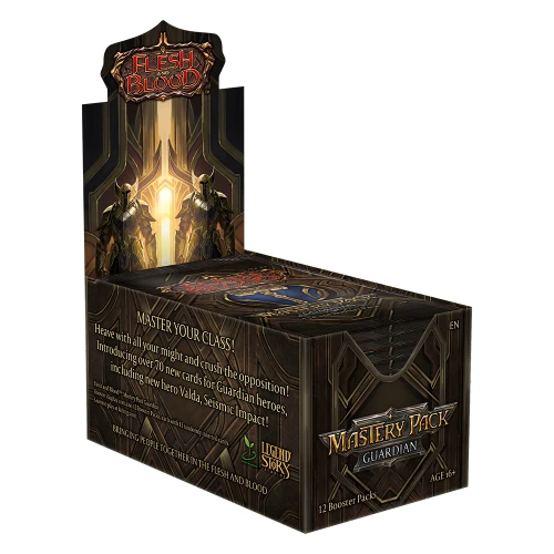 Flesh and Blood - Mastery Pack Guardian Booster Box
Mastery Pack Guardian
Sealed
Flesh and Blood