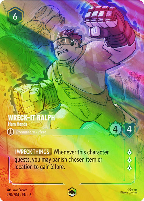 Wreck-It Ralph - Ham Hands (Enchanted)
Azurite Sea
Single
Lorcana