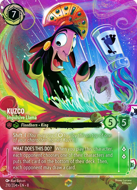 Kuzco - Impulsive Llama (Enchanted)
Reign of Jafar
Single
Lorcana