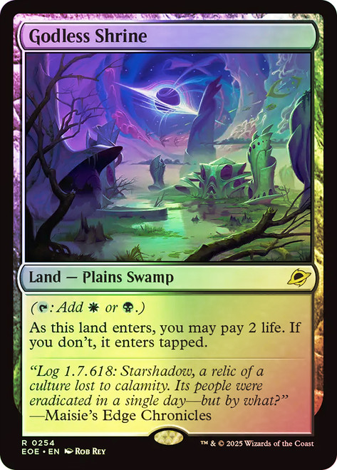 Godless Shrine\nEdge of Eternities\nSingle\nMagic The Gathering