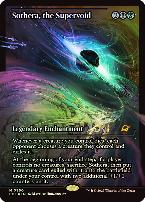 MTG スーパーヴォイド、ソセラ シンギュラリティ Foil ヘッドライナー シンギュラリティ・Foil】(382)□テキストレス□《スーパー
