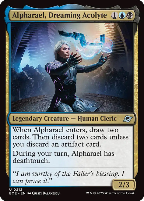 Alpharael, Dreaming Acolyte\nEdge of Eternities\nSingle\nMagic The Gathering