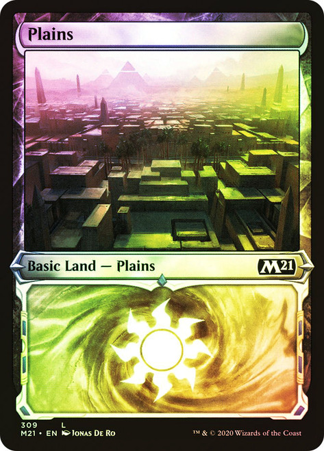 Plains (#309)\nCore Set 2021\nSingle\nMagic The Gathering
