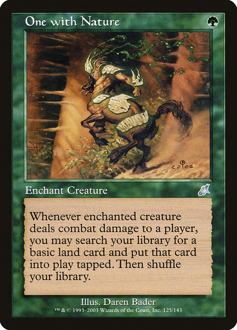 One with Nature\nScourge\nSingle\nMagic The Gathering