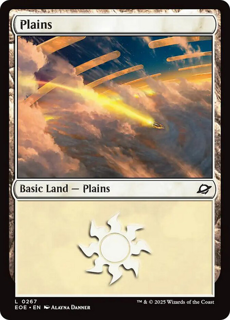 平地 Plains アリーナArena Foil 英語 3枚 MTG Phyrexian Arena (Borderless) (Mana Foil) - Foundations - Magic