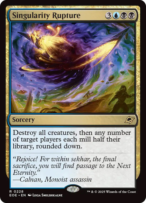 Singularity Rupture\nEdge of Eternities\nSingle\nMagic The Gathering