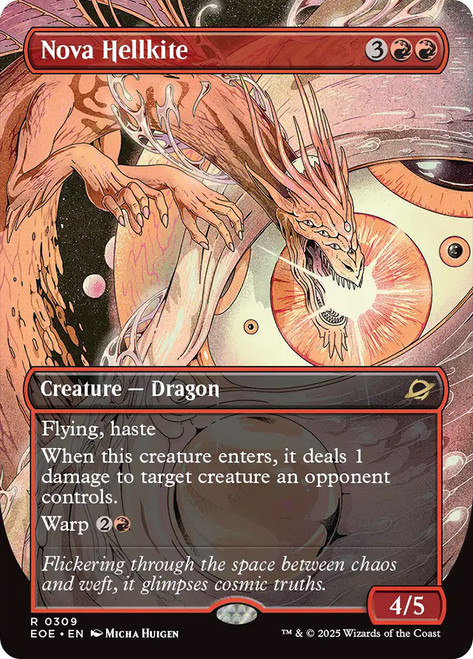 Nova Hellkite (Borderless) | Edge of Eternities - Variants
