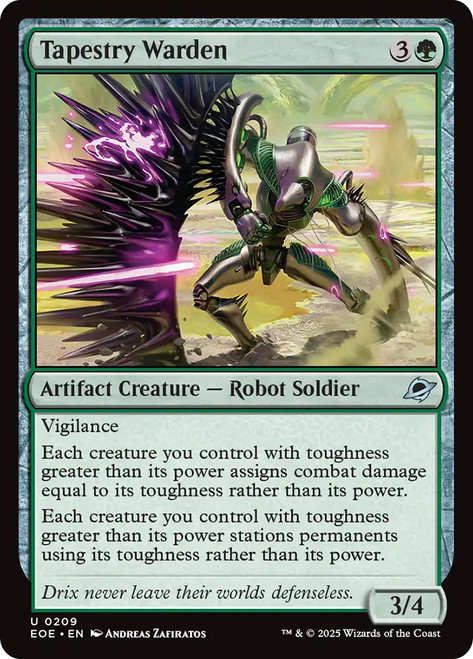 Tapestry Warden\nEdge of Eternities\nSingle\nMagic The Gathering