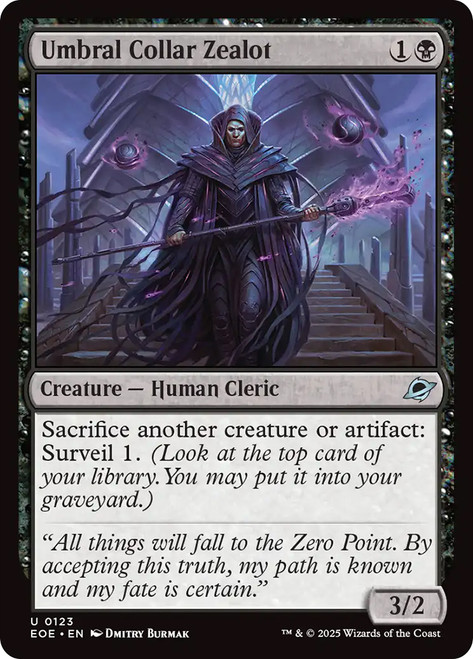 Umbral Collar Zealot\nEdge of Eternities\nSingle\nMagic The Gathering