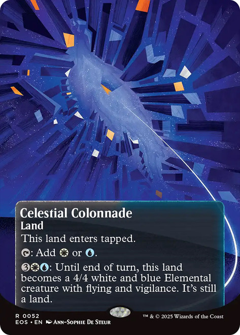 Celestial Colonnade (#052) (Borderless)\nStellar Sights\nSingle\nMagic The Gathering