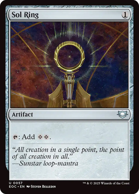 Sol Ring\nEdge of Eternities Commander\nSingle\nMagic The Gathering