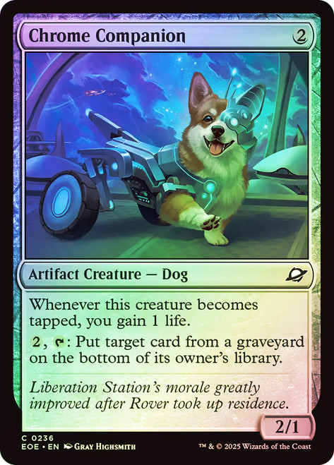 Chrome Companion\nEdge of Eternities\nSingle\nMagic The Gathering