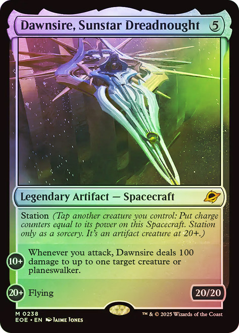 Dawnsire, Sunstar Dreadnought\nEdge of Eternities\nSingle\nMagic The Gathering