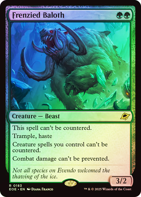 Frenzied Baloth\nEdge of Eternities\nSingle\nMagic The Gathering