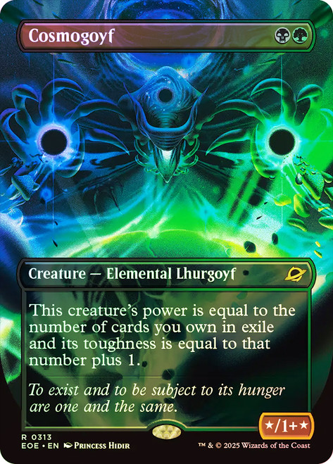 Cosmogoyf (Borderless)\nEdge of Eternities - Variants\nSingle\nMagic The Gathering