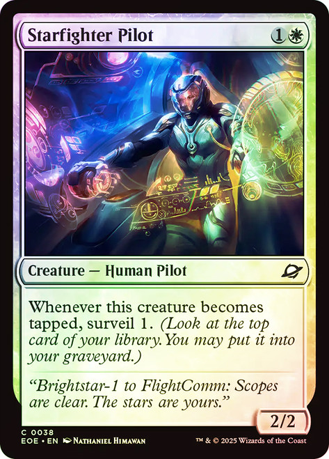 Starfighter Pilot\nEdge of Eternities\nSingle\nMagic The Gathering