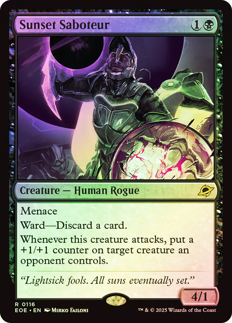 Sunset Saboteur\nEdge of Eternities\nSingle\nMagic The Gathering