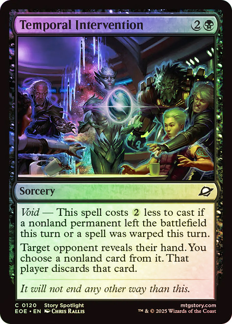Temporal Intervention\nEdge of Eternities\nSingle\nMagic The Gathering