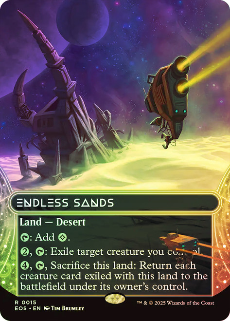 Endless Sands (#015) (Borderless)\nStellar Sights\nSingle\nMagic The Gathering