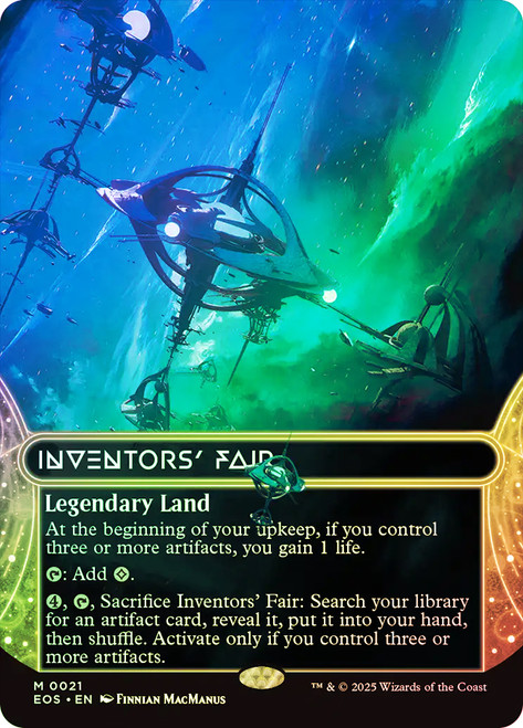 Inventors' Fair (#021) (Borderless)\nStellar Sights\nSingle\nMagic The Gathering