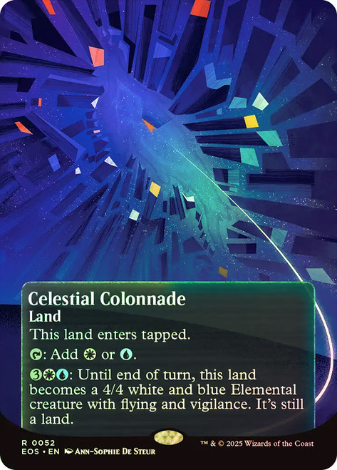 Celestial Colonnade (#052) (Borderless)\nStellar Sights\nSingle\nMagic The Gathering