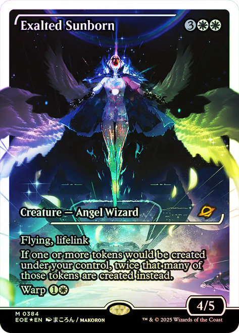 Exalted Sunborn (Showcase) (Fracture Foil)\nEdge of Eternities - Alternate Foil\nSingle\nMagic The Gathering