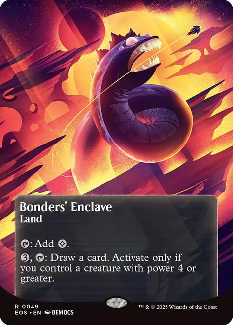 Bonders' Enclave (#049) (Borderless)\nStellar Sights\nSingle\nMagic The Gathering