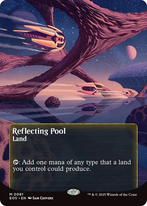 Reflecting Pool (#081) (Borderless)\nStellar Sights\nSingle\nMagic The Gathering