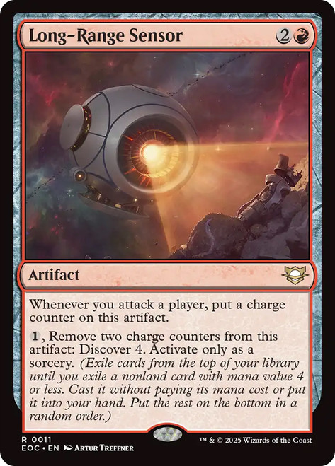 Long-Range Sensor\nEdge of Eternities Commander\nSingle\nMagic The Gathering