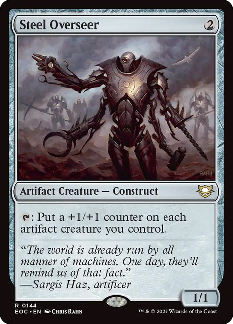Steel Overseer\nEdge of Eternities Commander\nSingle\nMagic The Gathering
