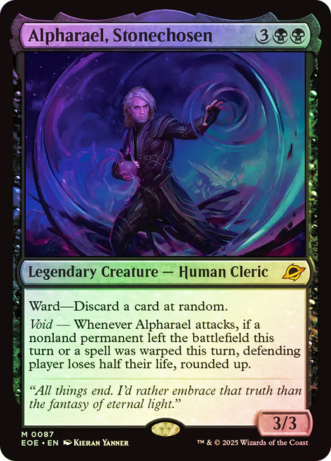 Alpharael, Stonechosen\nEdge of Eternities\nSingle\nMagic The Gathering
