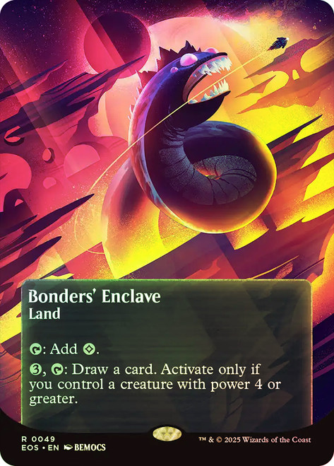 Bonders' Enclave (#049) (Borderless)\nStellar Sights\nSingle\nMagic The Gathering