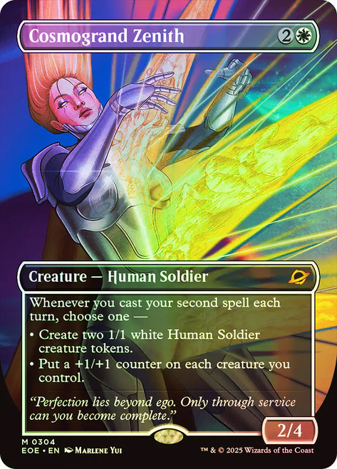 Cosmogrand Zenith (Borderless)\nEdge of Eternities - Variants\nSingle\nMagic The Gathering