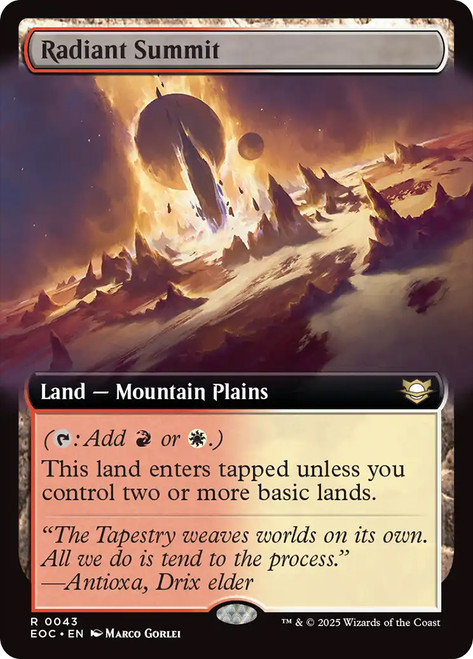 Radiant Summit | Edge of Eternities Commander | Star City Games