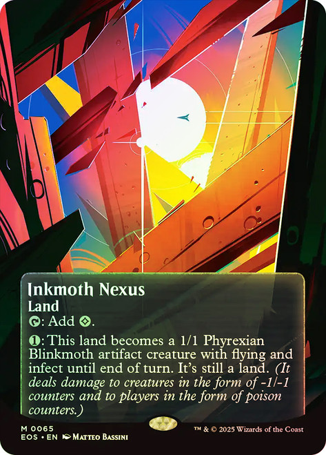 Inkmoth Nexus (#065) (Borderless)\nStellar Sights\nSingle\nMagic The Gathering