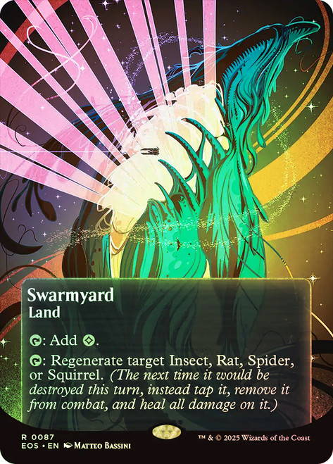 Swarmyard (#087) (Borderless)\nStellar Sights\nSingle\nMagic The Gathering