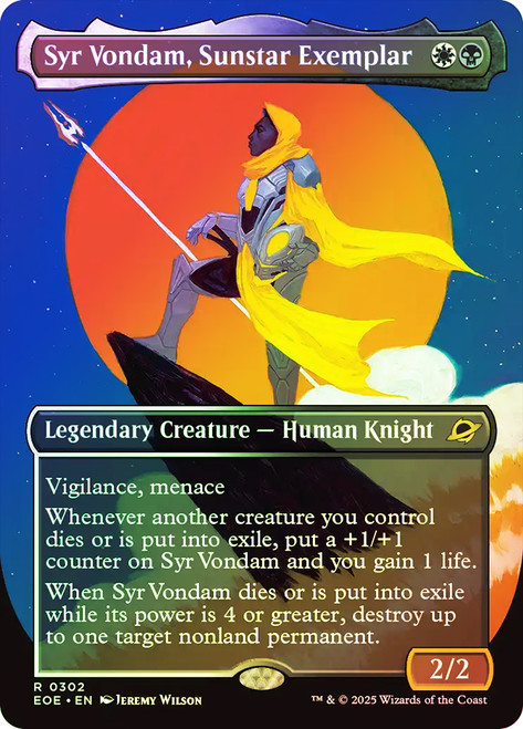 Syr Vondam, Sunstar Exemplar | Edge of Eternities | Star City Games